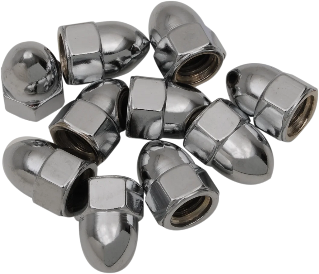 Nut - Acorn - Chrome - 7/16"-20 DragSpecialties MPB110 - Main Product View