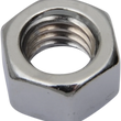 Load image into Gallery viewer, Nut - Hex - 3/8"-24 - Chrome DragSpecialties MPB167 - Side View