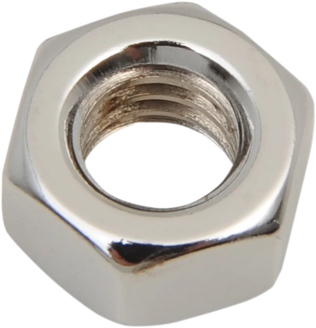 Nut - Hex - 5/16"-18 - Chrome DragSpecialties MPB169 - Side View