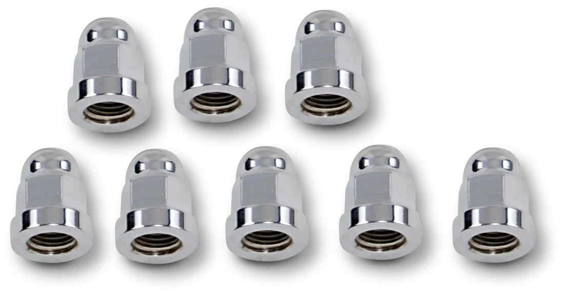 Nut Set - Cylinder Base DragSpecialties MK228 - Side View