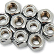 Load image into Gallery viewer, Nuts - Nylon - Chrome - 1/4"-20 DragSpecialties MPB273 - Main Product View