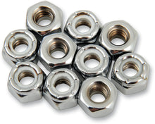 Load image into Gallery viewer, Nuts - Nylon - Chrome - 1/4"-20 DragSpecialties MPB273 - Main Product View