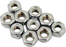 Load image into Gallery viewer, Nuts - Nylon - Chrome - 1/4"-28 DragSpecialties MPB274 - Main Product View