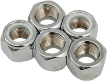 Load image into Gallery viewer, Nuts - Nylon - Chrome - 5/8"-18 DragSpecialties MPB281 - Main Product View