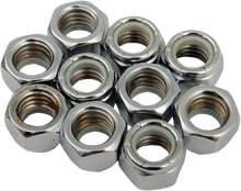 Load image into Gallery viewer, Nuts - Nylon - Chrome - 7/16"-14 DragSpecialties MPB279 - Main Product View