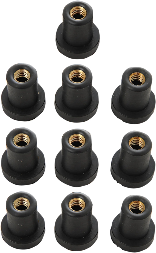Nuts - Well - 1/4-20 - 10-Pack DragSpecialties 62309 - Main Product View