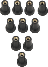 Load image into Gallery viewer, Nuts - Well - #6-32 - 10-Pack DragSpecialties 62304 - Side View