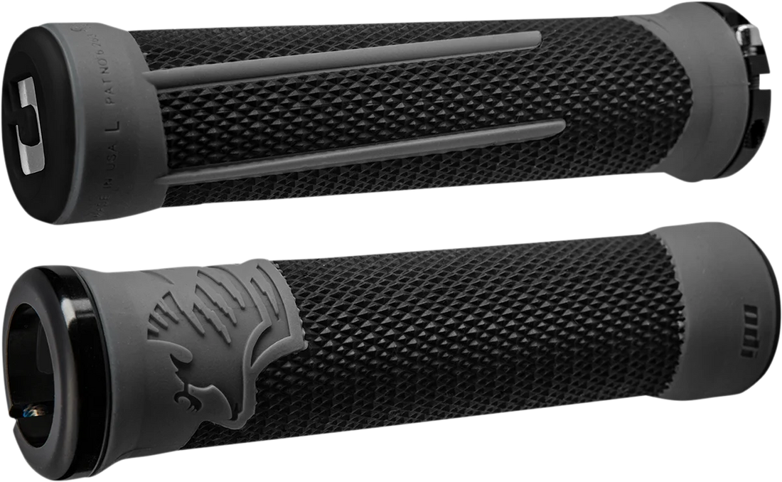 ODI Grips AG-2 MTB Grips - Navy/Blue D35A2BU-B - Side View