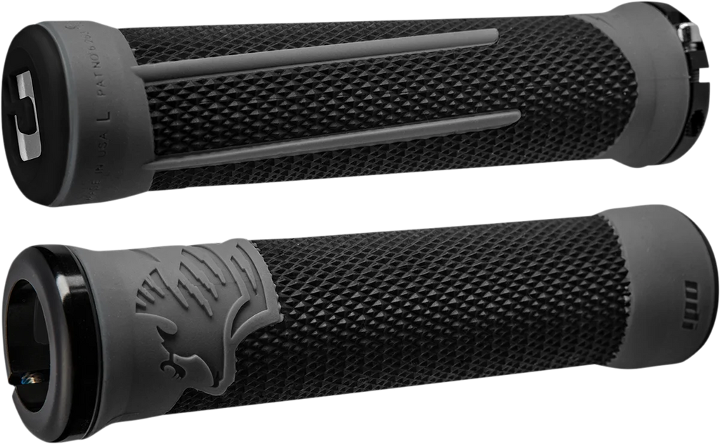 ODI Grips AG-2 MTB Grips - Navy/Blue D35A2BU-B - Side View
