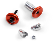 Load image into Gallery viewer, ODI Grips Bar End - Aluminum - Orange F71APO - Main Product View