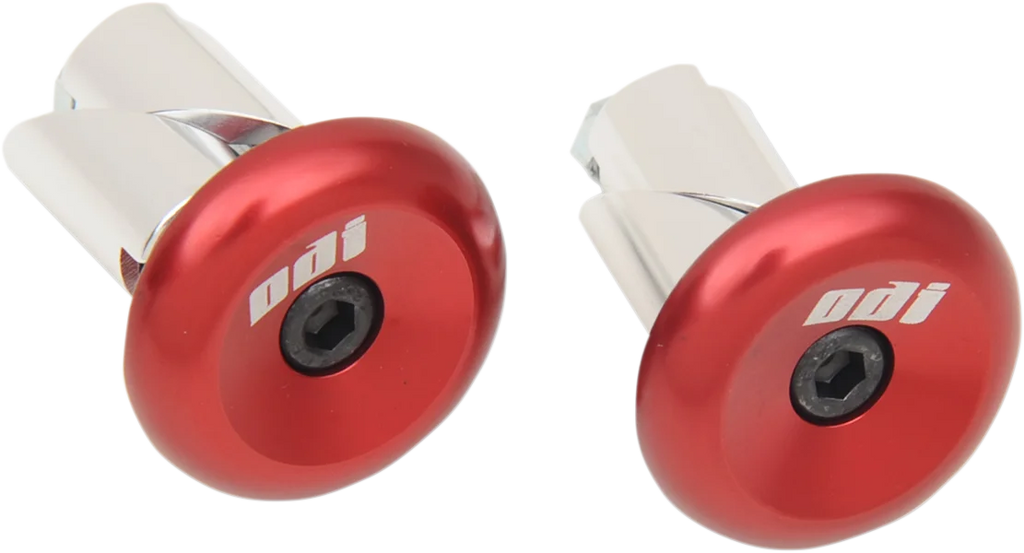 ODI Grips Bar End - Aluminum - Red F71APR - Main Product View