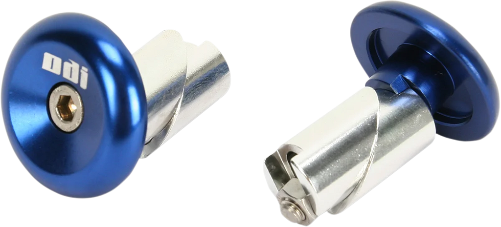 ODI Grips Bar End - Aluminum - Watercraft - Blue L71APU - Main Product View