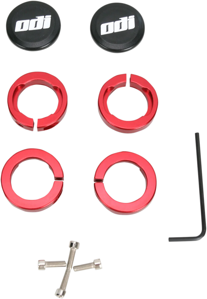 ODI Grips Clamps - Lock Jaw - Red D70LJR - Main Product View