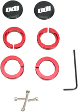 Load image into Gallery viewer, ODI Grips Clamps - Lock Jaw - Red D70LJR - Main Product View