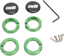 Load image into Gallery viewer, ODI Grips Clamps - Lock Jaw - Red D70LJR - Side View