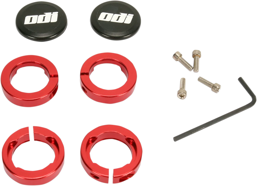 ODI Grips Clamps - Lock Jaw - Watercraft - Red L70LJR - Main Product View