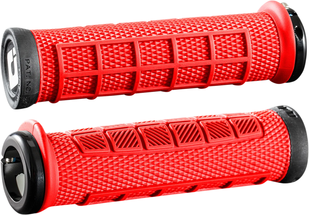 ODI Grips Elite Pro MTB Grips - Red/Black D33EPR-R - Main Product View