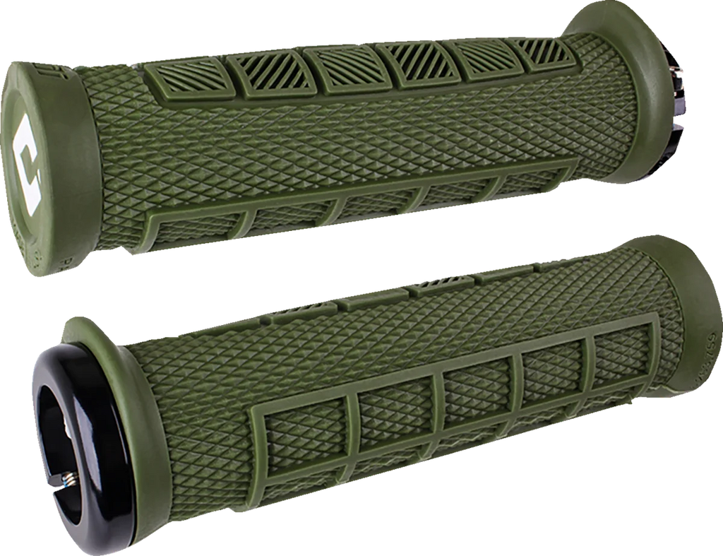 ODI Grips Elite Pro v2.1 Grips - Lock-on - 130 mm - Army Green D33EPAG-B - Main Product View