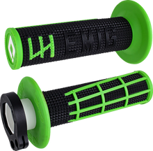 Load image into Gallery viewer, ODI Grips Grips - Emig 2.0 - Black/Green H36E2BN - Main Product View
