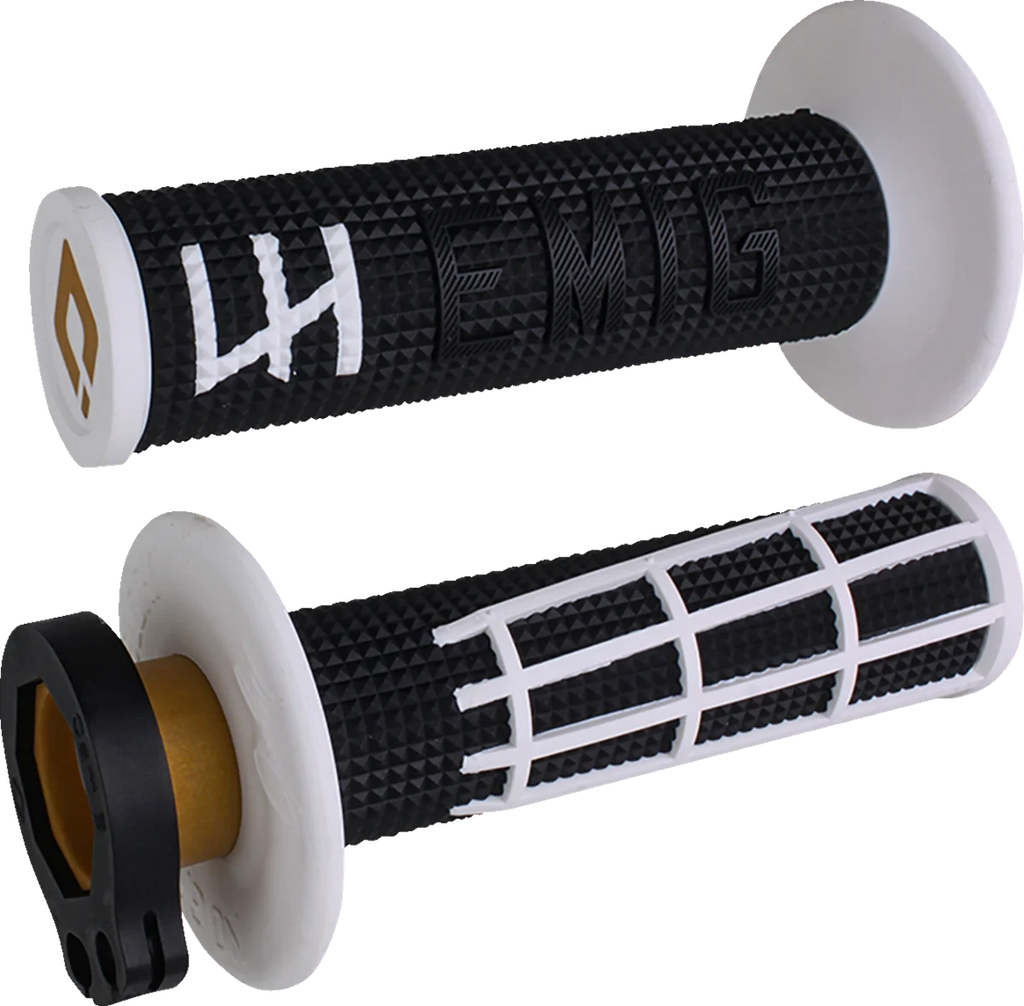 ODI Grips Grips - Emig 2.0 - Navy/Cyan H36E2DU - Side View