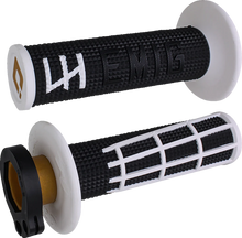Load image into Gallery viewer, ODI Grips Grips - Emig 2.0 - Navy/Cyan H36E2DU - Side View