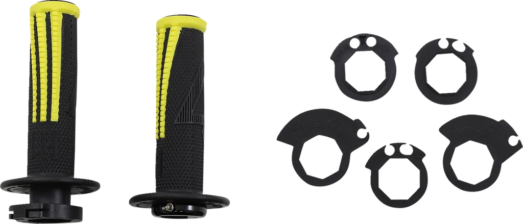 ODI Grips Grips - Emig - Pro - V2 - Black/Yellow H36EPBY - Side View