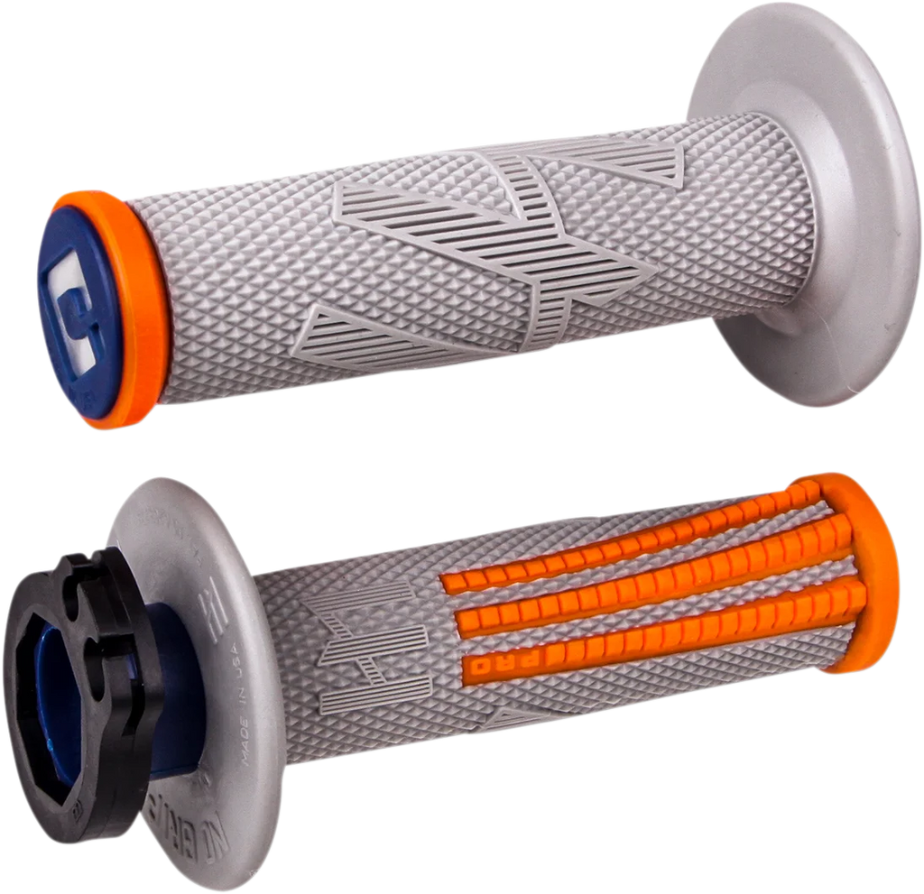 ODI Grips Grips - Emig - Pro - V2 - Gray/Orange H36EPGO - Main Product View