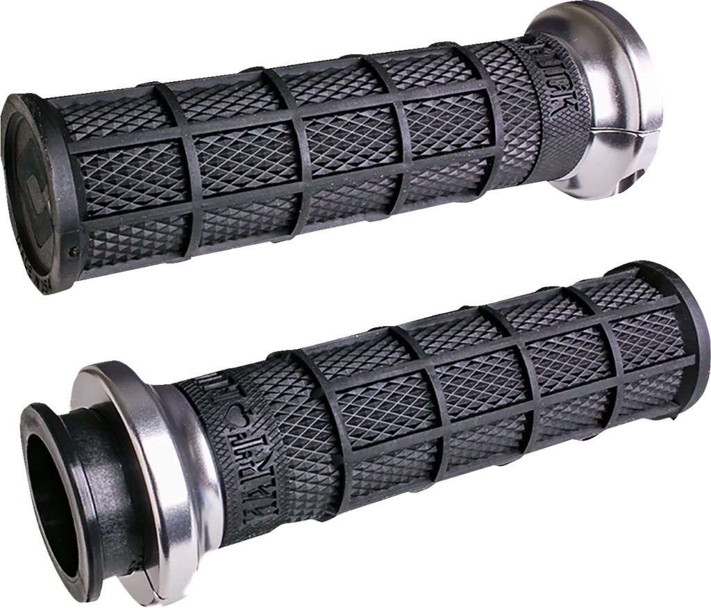 ODI Grips Grips - Hart Luck - Black/Silver V31ITW-BB-S - Main Product View