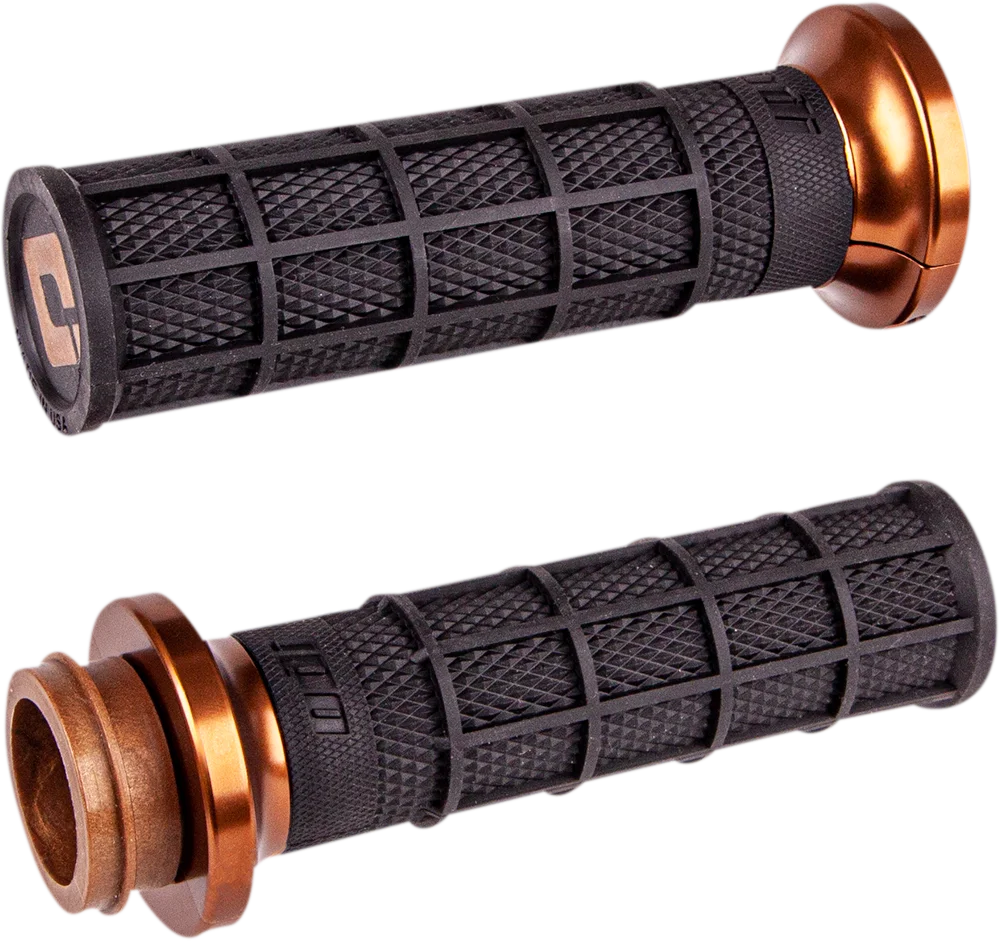 ODI Grips Grips - Hart Luck - Cable - Black/Bronze V31HCW-BZ-Z - Side View