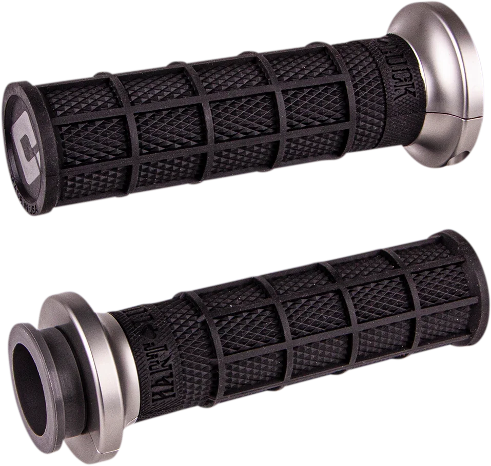 ODI Grips Grips - Hart Luck - Cable - Black/Gunmetal V31HCW-BH-H - Side View