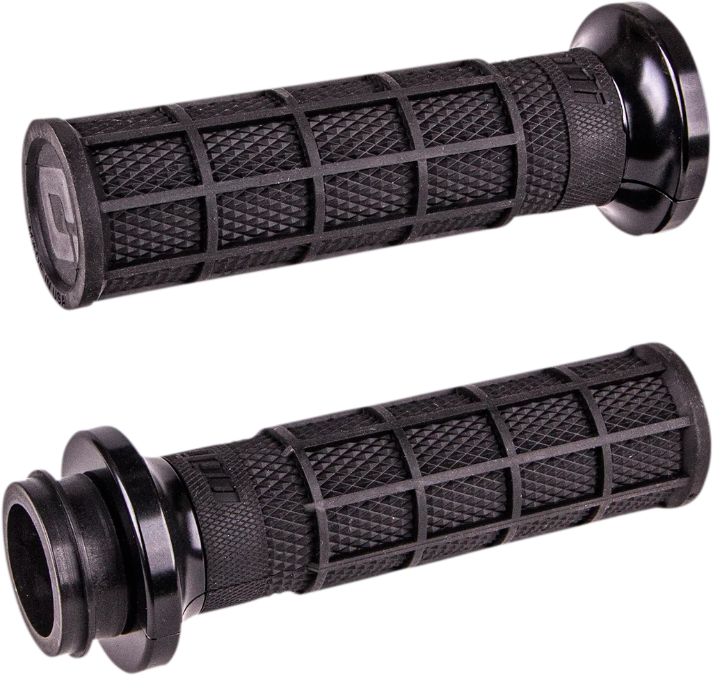 ODI Grips Grips - Hart Luck - Cable - Black/Gunmetal V31HCW-BH-H - Installation View