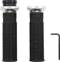 Load image into Gallery viewer, ODI Grips Grips - Hart Luck - TBW - Black/Silver V31HTW-BB-S - Back View