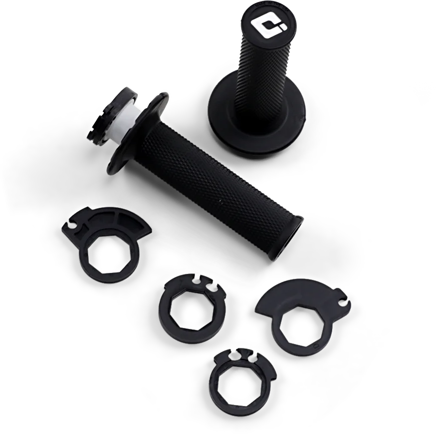 ODI Grips Grips - Lock-On - No Waffle - Black H36NWB - Back View