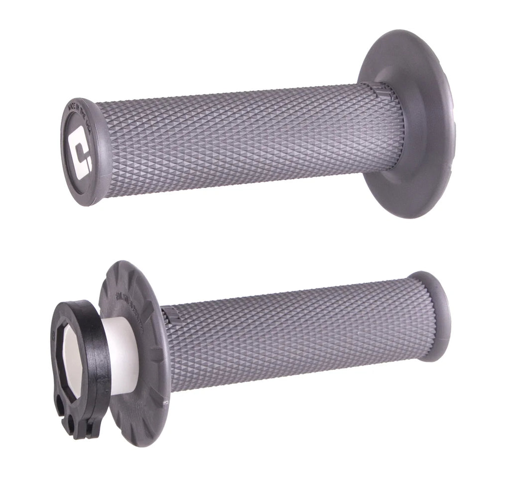 ODI Grips Grips - Lock-On - No Waffle - Graphite H36NWH - Side View