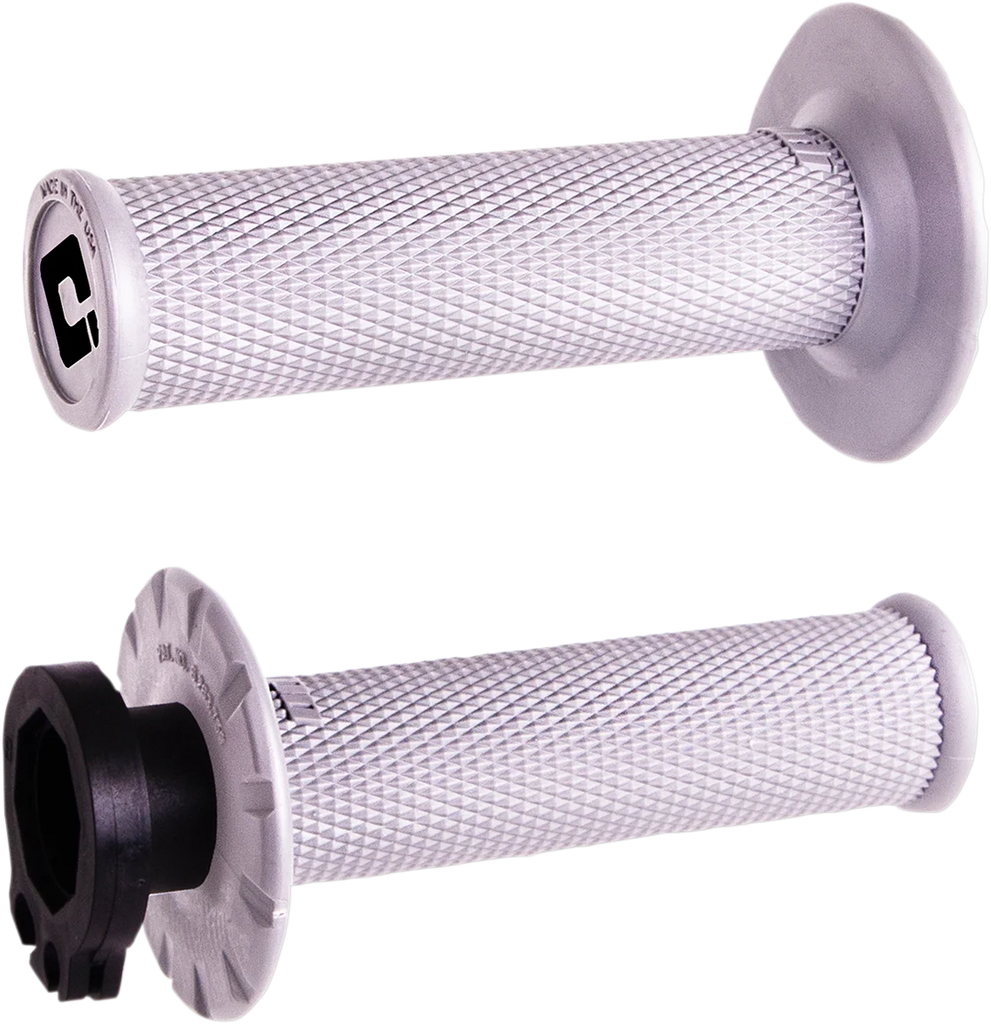 ODI Grips Grips - Lock-On - No Waffle - White H36NWSW - Main Product View