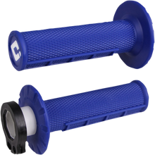 Load image into Gallery viewer, ODI Grips Grips - MX - Half Waffle - Blue H36HWU - Main Product View