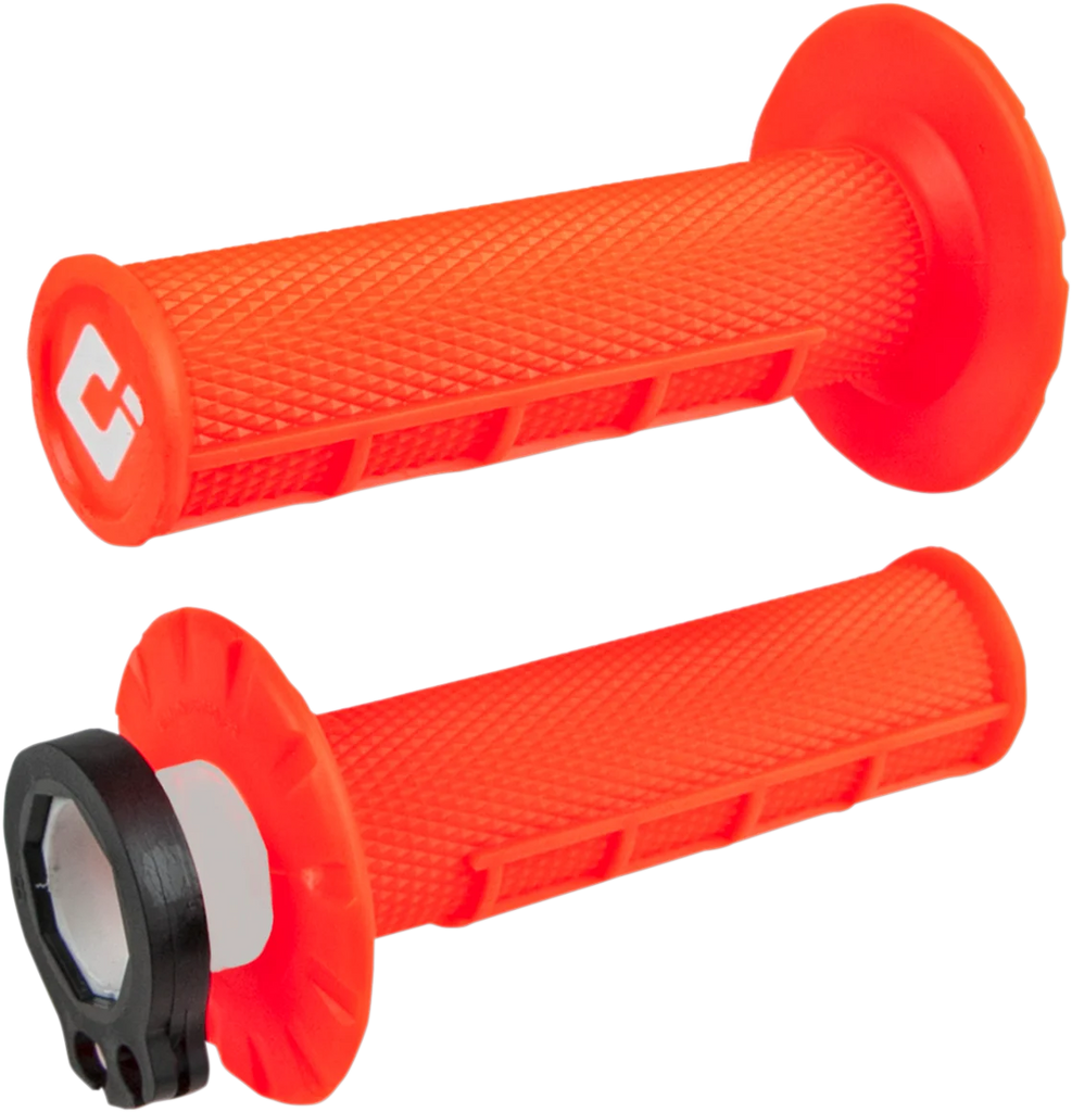 ODI Grips Grips - MX - Half Waffle - Fluorescent Orange H36HWO - Main Product View