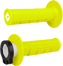 Load image into Gallery viewer, ODI Grips Grips - MX - Half Waffle - Fluorescent Yellow H36HWY - Side View