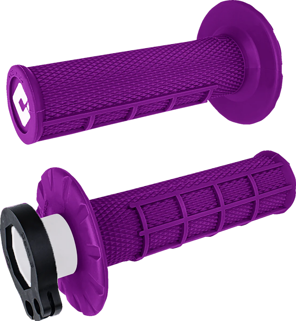 ODI Grips Grips - MX - Half Waffle - Purple H36HWPR - Main Product View