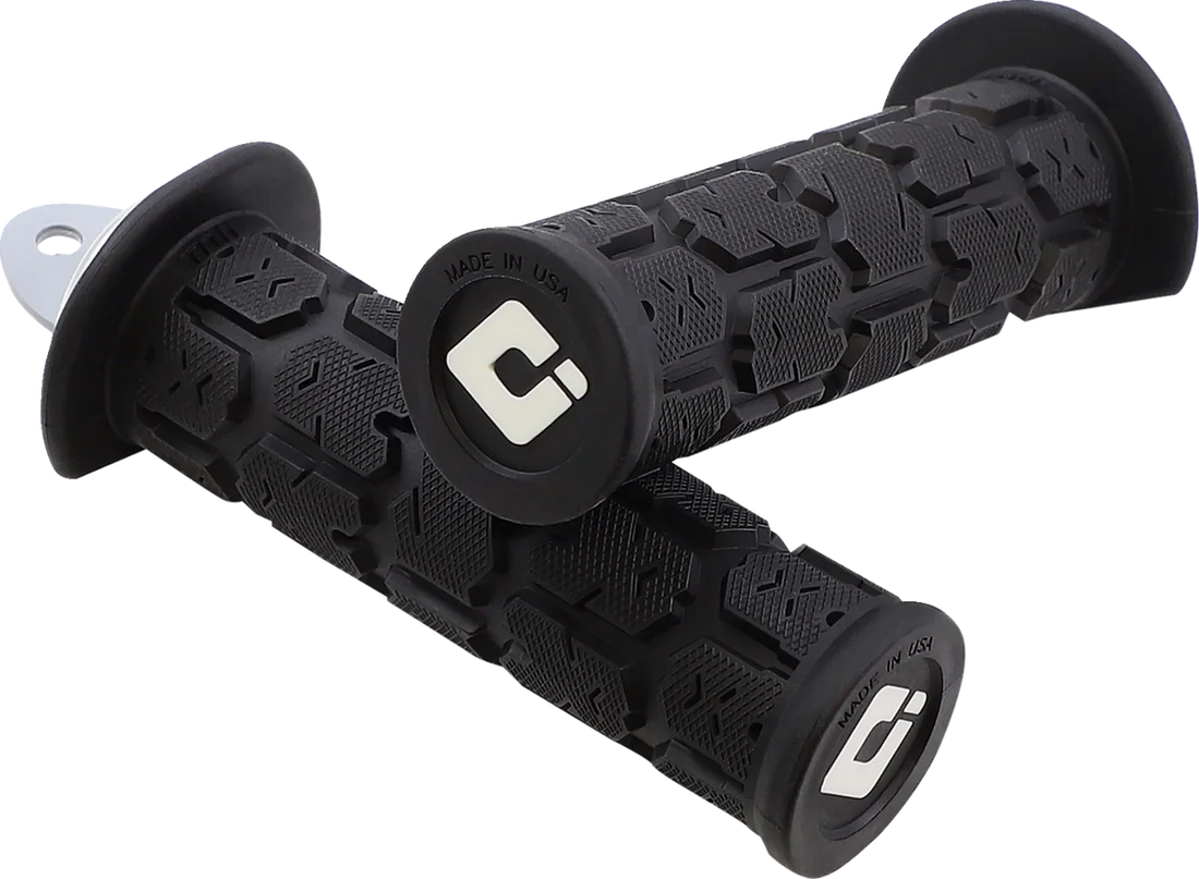 ODI Grips Grips - Rogue - ATV/PWC - Black/Silver J33RGB-S - Side View