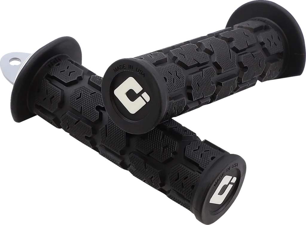 ODI Grips Grips - Rogue - ATV/PWC - Black/Silver J33RGB-S - Side View
