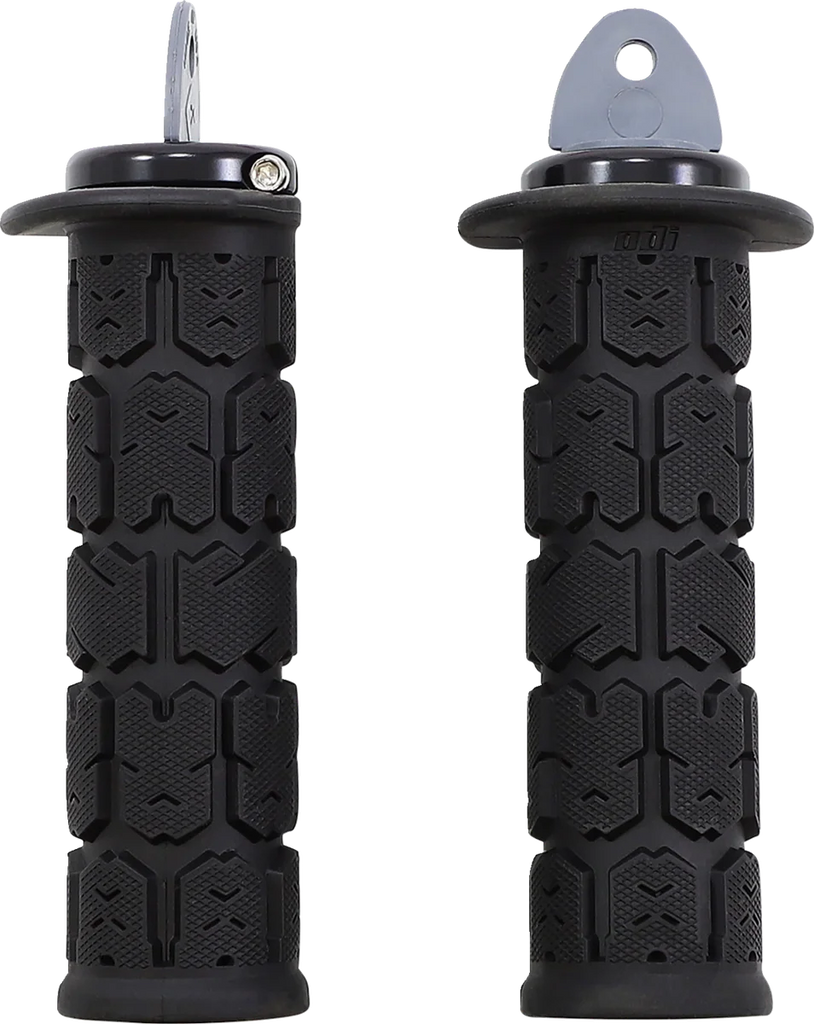 ODI Grips Grips - Rogue - ATV/PWC - Black/Silver J33RGB-S - Detail View