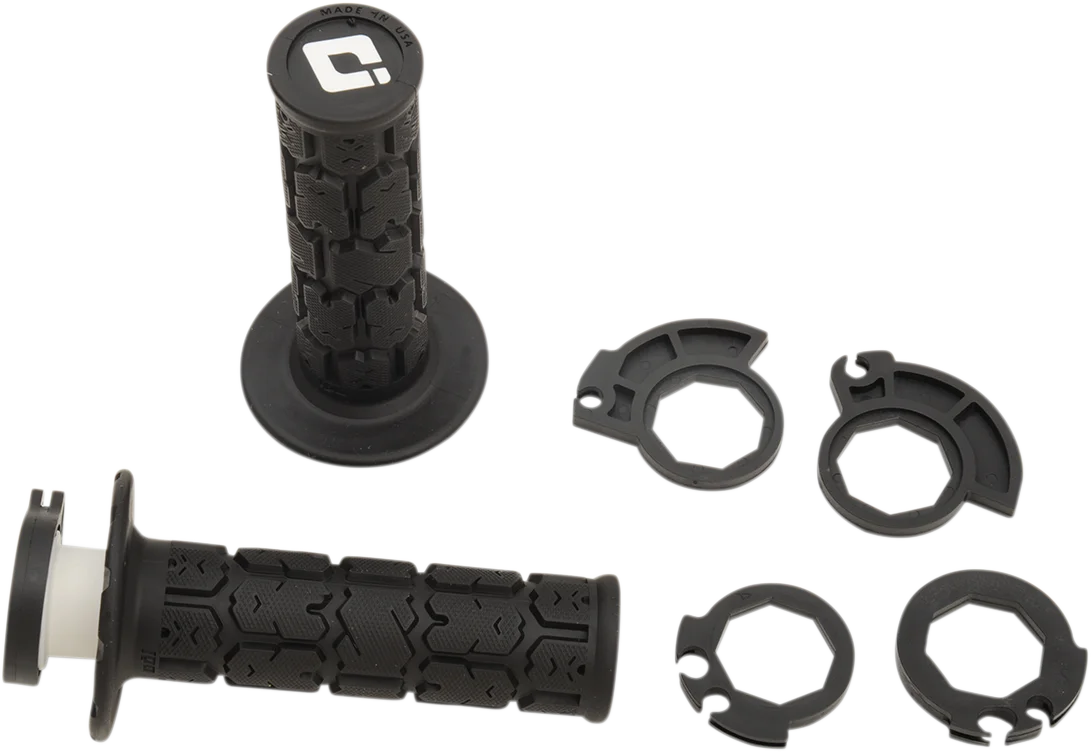 ODI Grips Grips - Rogue - MX - Lock-On - Dark Blue H36RGDU - Side View
