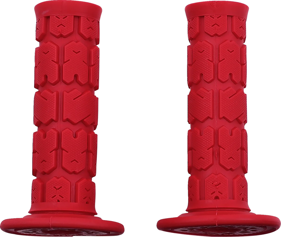 ODI Grips Grips - Rogue - MX - Single Ply - Red H03RGR - Side View