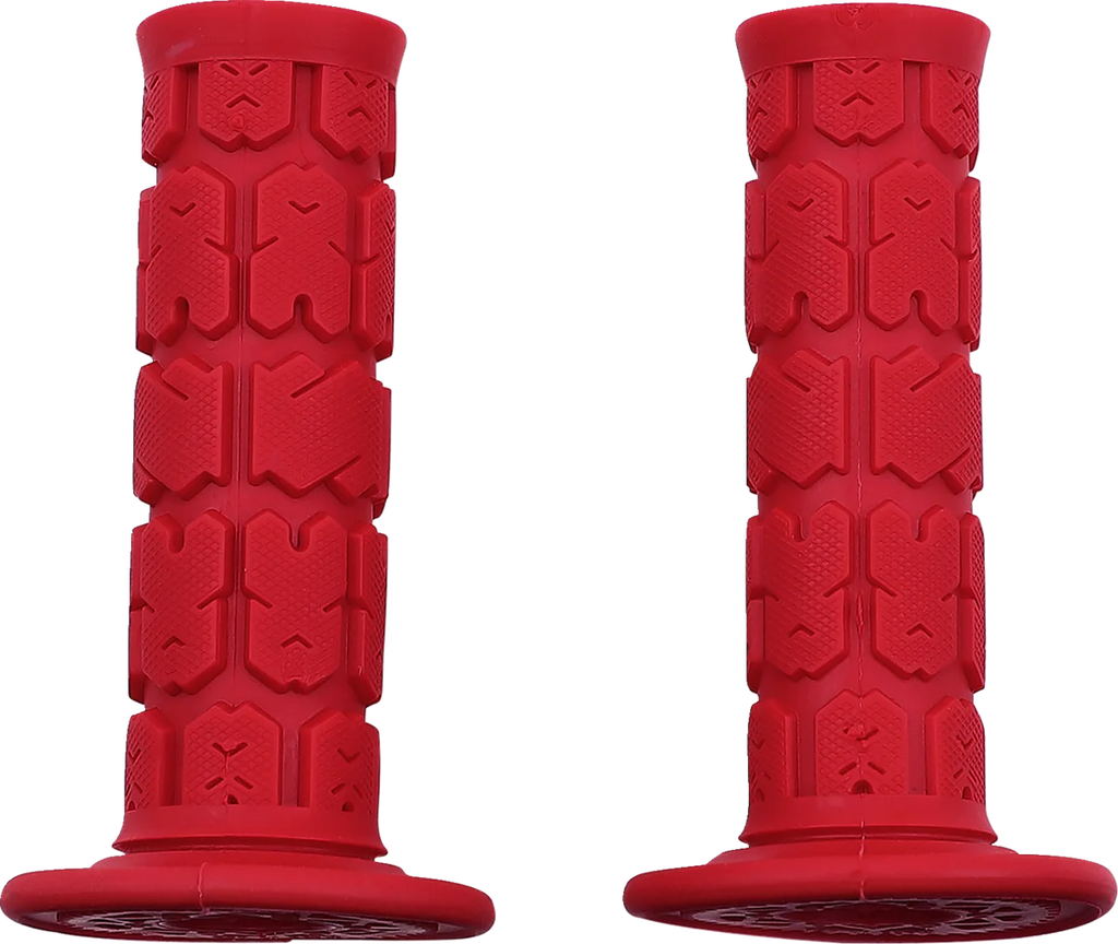 ODI Grips Grips - Rogue - MX - Single Ply - Red H03RGR - Side View