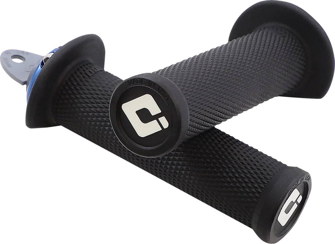 ODI Grips Grips - Ruffian - ATV/PWC - Black/Blue J33RFB-U - Side View