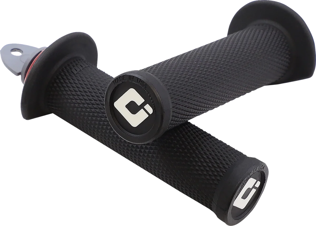 ODI Grips Grips - Ruffian - ATV/PWC - Black/Red J33RFB-R - Side View