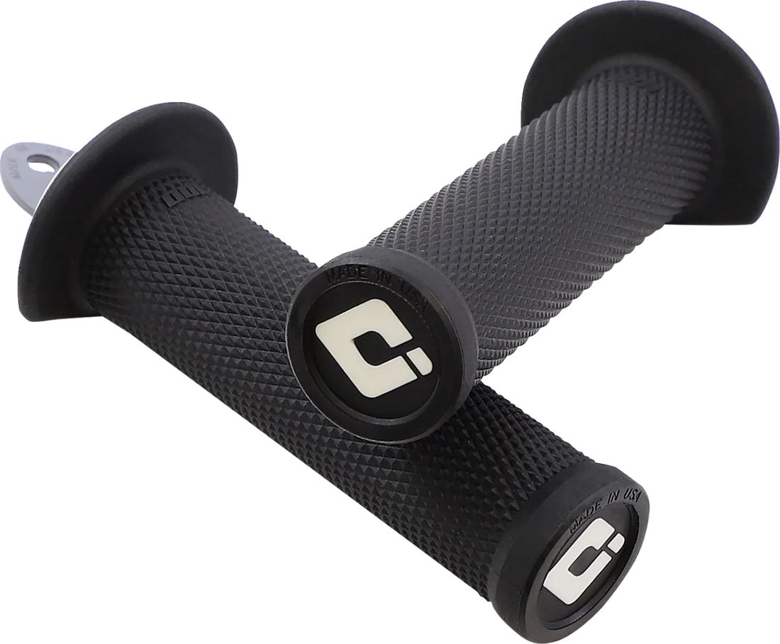 ODI Grips Grips - Ruffian - ATV/PWC - Black/Silver J33RFB-S - Side View