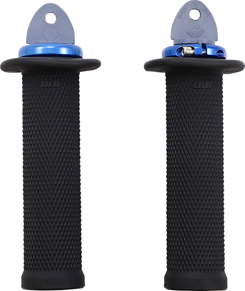 ODI Grips Grips - Ruffian - ATV/PWC - Black/Silver J33RFB-S - Detail View