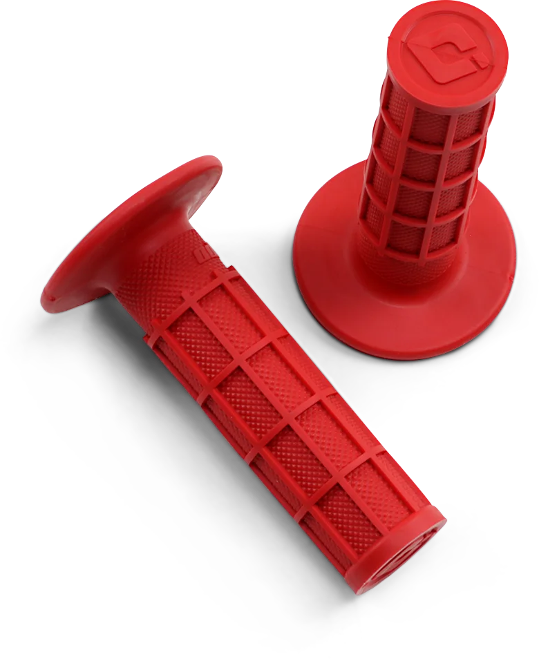 ODI Grips Grips - Ruffian - Full-Waffle - Red H02RFR - Main Product View